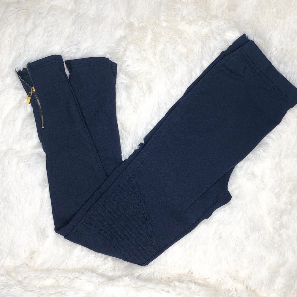 New w/o tags Moto Jean leggings. Navy sz 1X